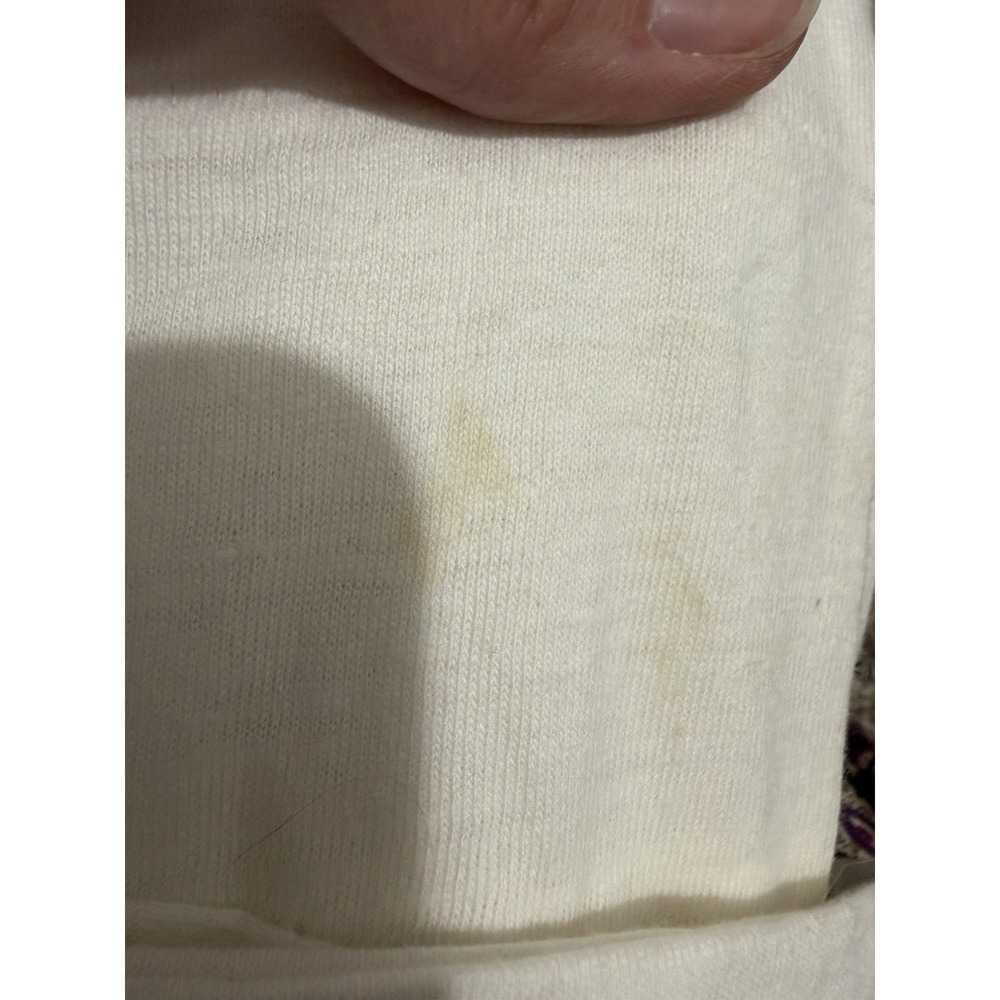 Single Stitch Patriotic American Eagle & Flag "Born And Bred In The USA" XL - Picture 8 of 8